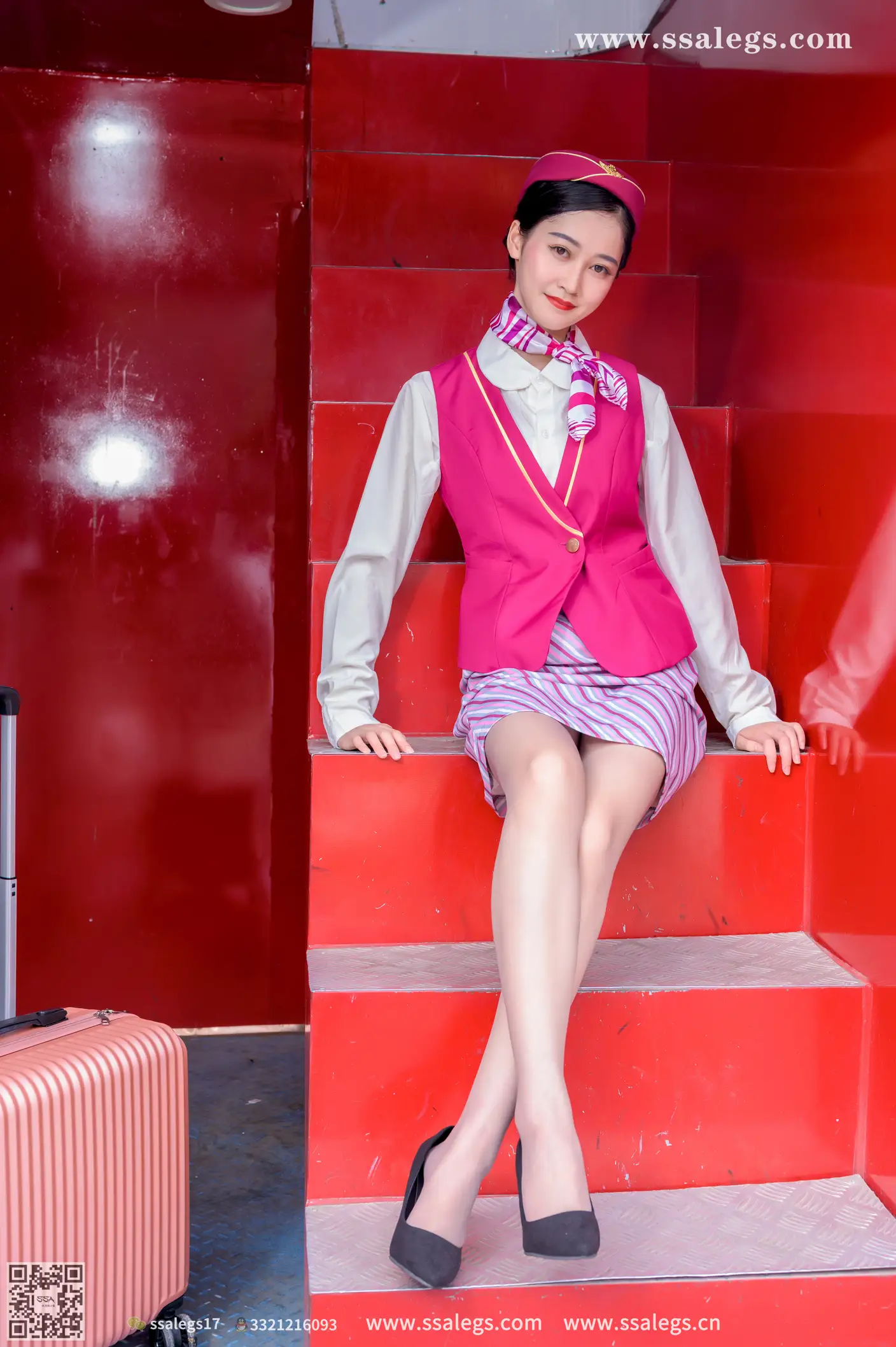 [Mzsock] NO.435 Manman, her stewardess dream (Part 1) silk club#[127P]-25