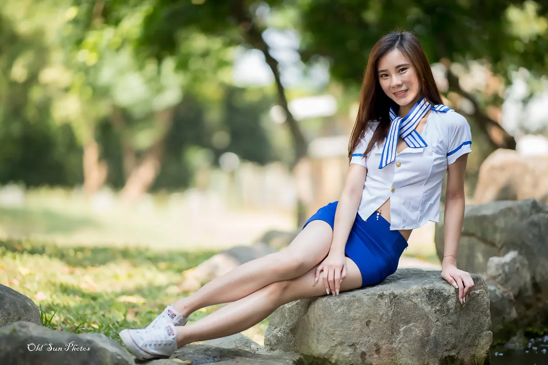 [Mzsock] NO.184 Chen Lixuan stewardess style beautiful legs street photography#[105P]-28